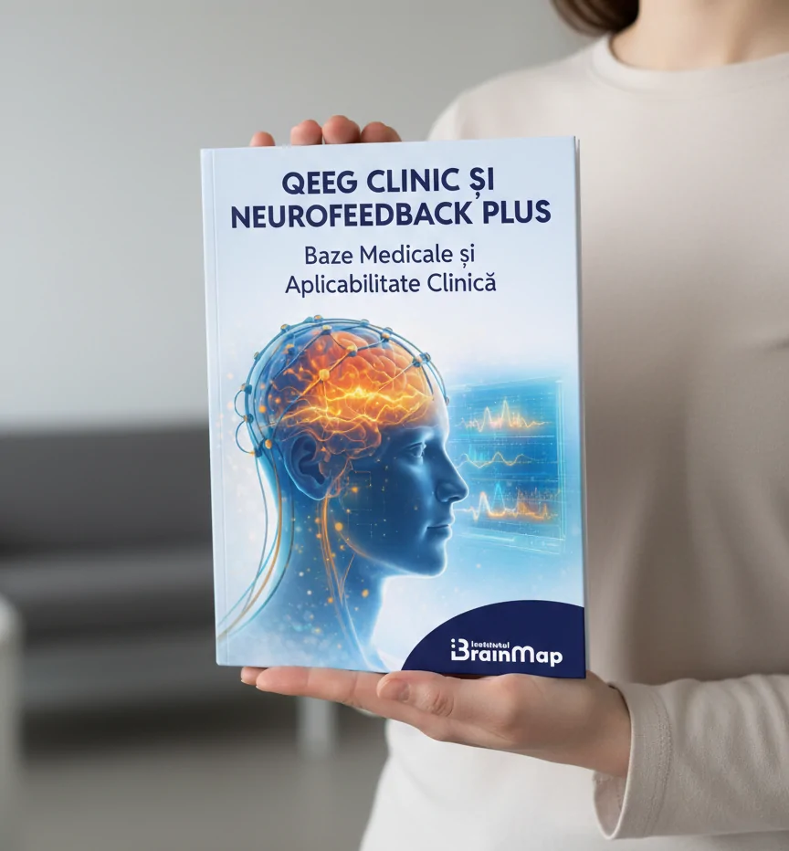 Pagină din ghidul despre qEEG clinic și Neurofeedback Plus
